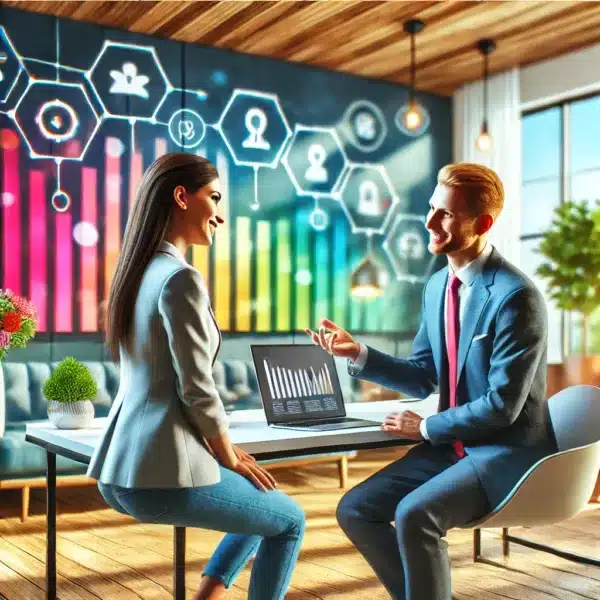 DALL·E-2024-07-20-14.10.20-A-photorealistic-image-of-a-modern-colorful-office-setting-with-a-sales-representative-engaging-with-a-customer.-The-sales-representative-is-actively-600x600.webp