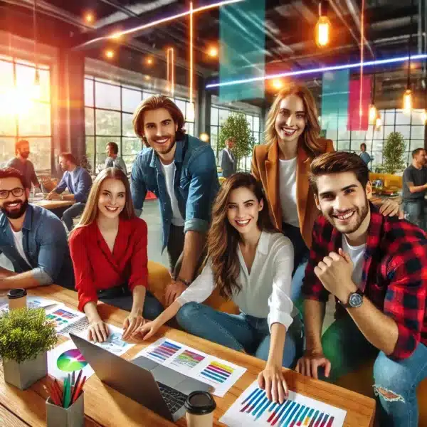 DALL·E-2024-07-22-13.13.30-A-photorealistic-image-of-a-young-team-in-a-modern-colorful-office-environment-supporting-each-other-and-having-fun.-The-team-members-are-diverse-s-600x600.webp